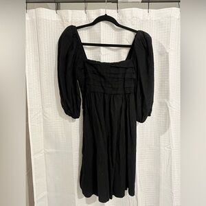 Abercrombie & Fitch Black Long Sleeve Dress